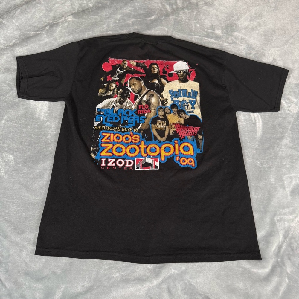 Z100 Zootopia Concert T Shirt Mens M Jesse McCartney Soulja Boy Hip Hop Y2K - Picture 6 of 9
